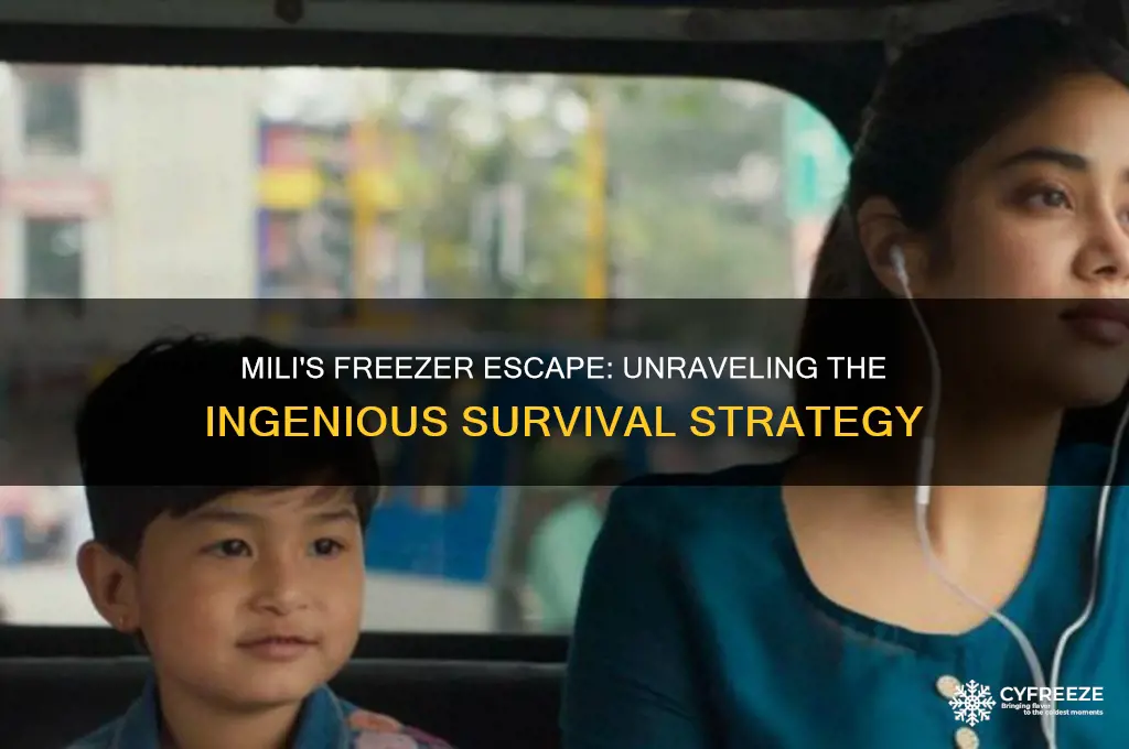 how does mili get out of the freezer
