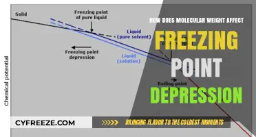 Molecular Weight's Impact on Freezing Point Depression Explained