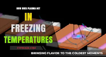 Plasma Behavior in Extreme Cold: Unraveling Freezing Temperature Interactions