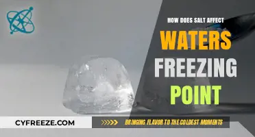 Salt's Impact: Lowering Water's Freezing Point Explained