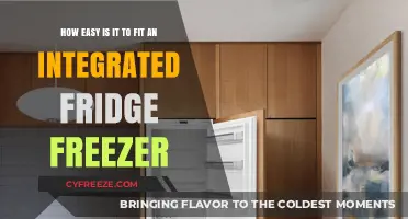 Seamless Integration: The Ease of Fitting an Integrated Fridge Freezer