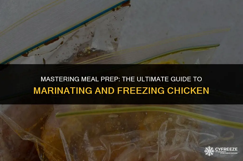 how far in advance can you marinate and freeze chicken