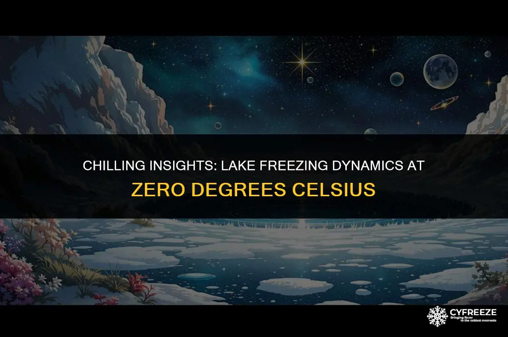 how fast will a lake freeze at 0 degrees