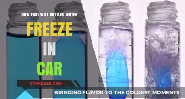 Chilled to Perfection: The Quick Freeze of Bottled Water in Your Car
