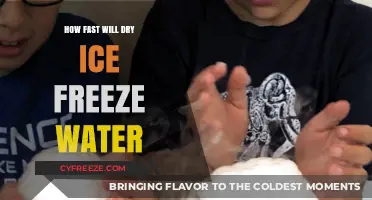 Rapid Chill: The Science Behind Dry Ice and Water Freezing