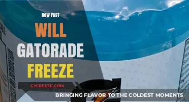 Chill Out: The Surprising Speed of Gatorade Freezing