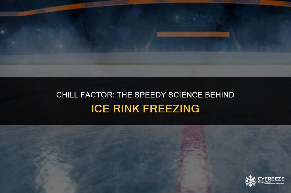 how fast will ice rink freeze