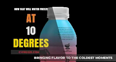 Chilling Insights: Water's Rapid Freeze at 10 Degrees Celsius