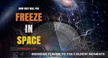 The Chill of the Cosmos: How Fast Will You Freeze in Space?