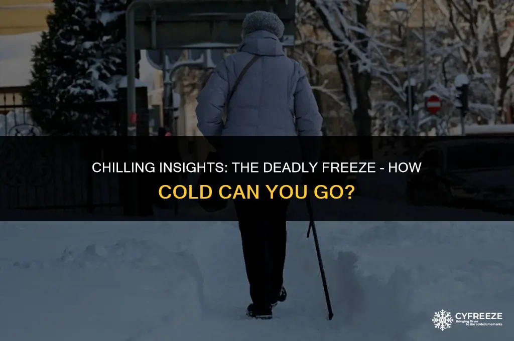how fast will you freeze to death at