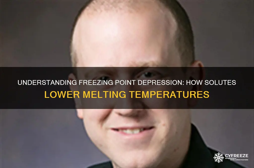 how freezing point depression works
