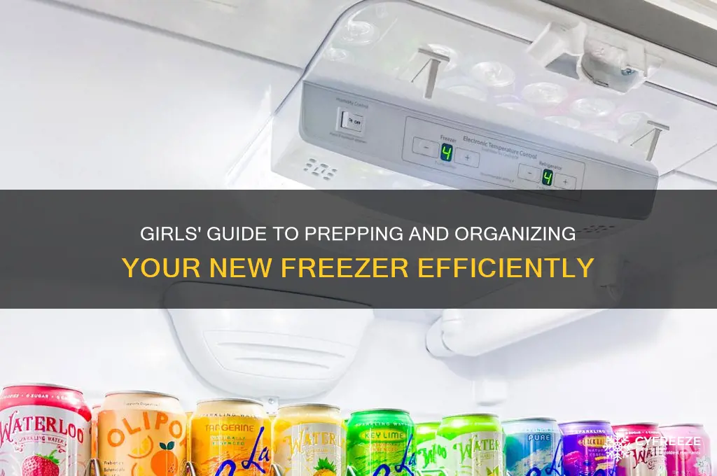 how girls get ready new freezer