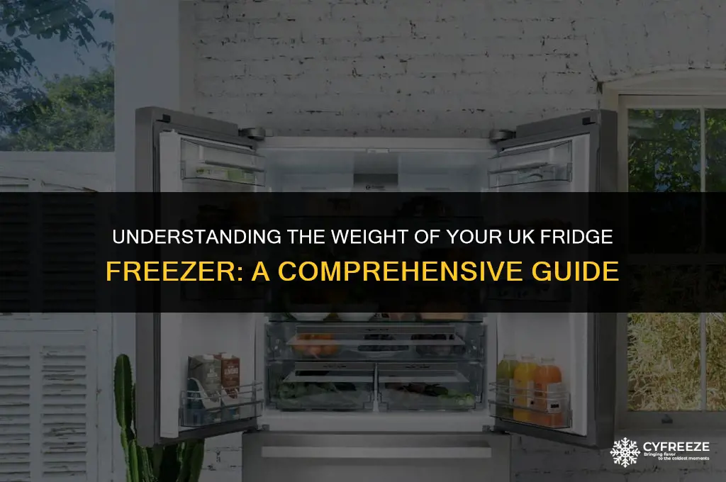 how heavy is a fridge freezer uk