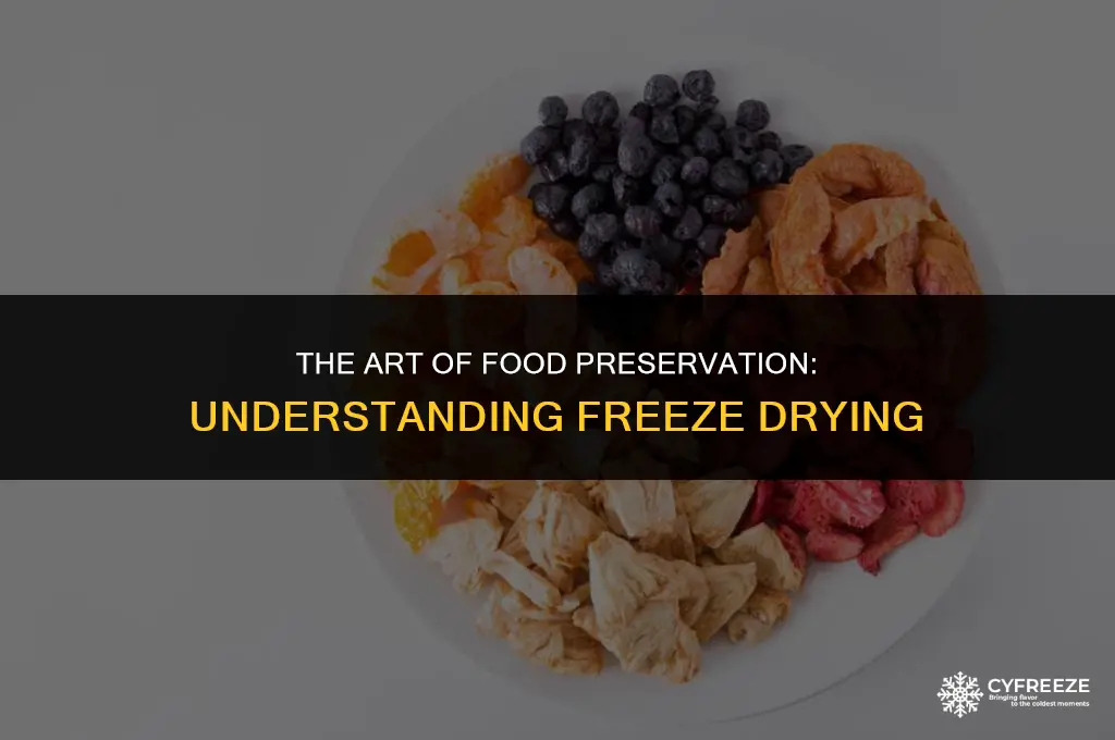 how is food freeze dried
