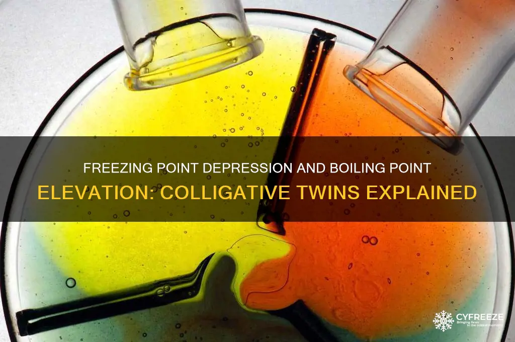 how is freezing point depression similar to boiling point elevation