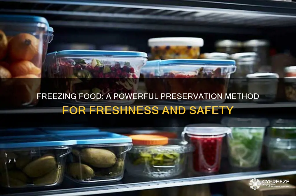 how is freezing used in the preservation of food