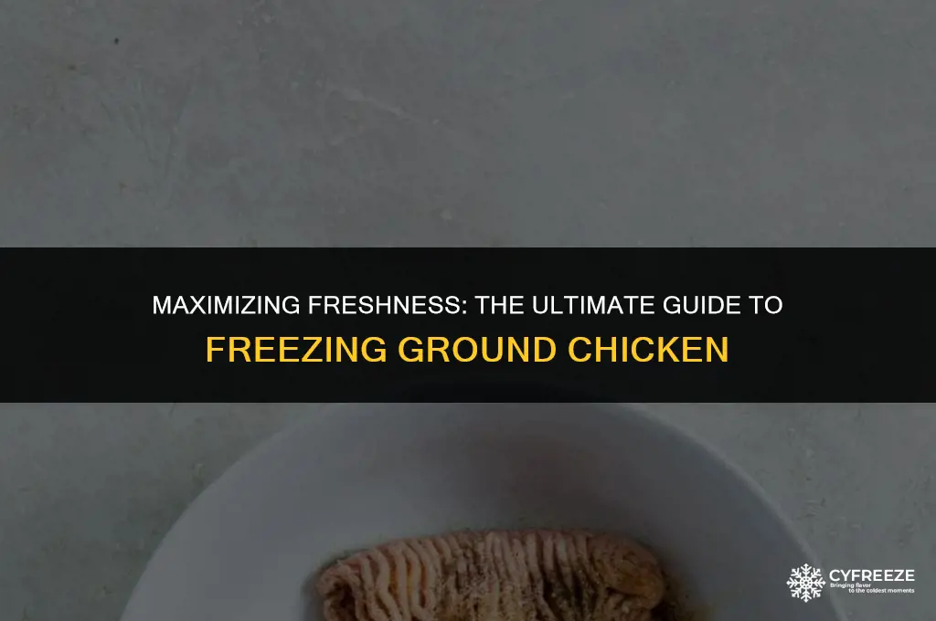 how ling ground chicken freezer