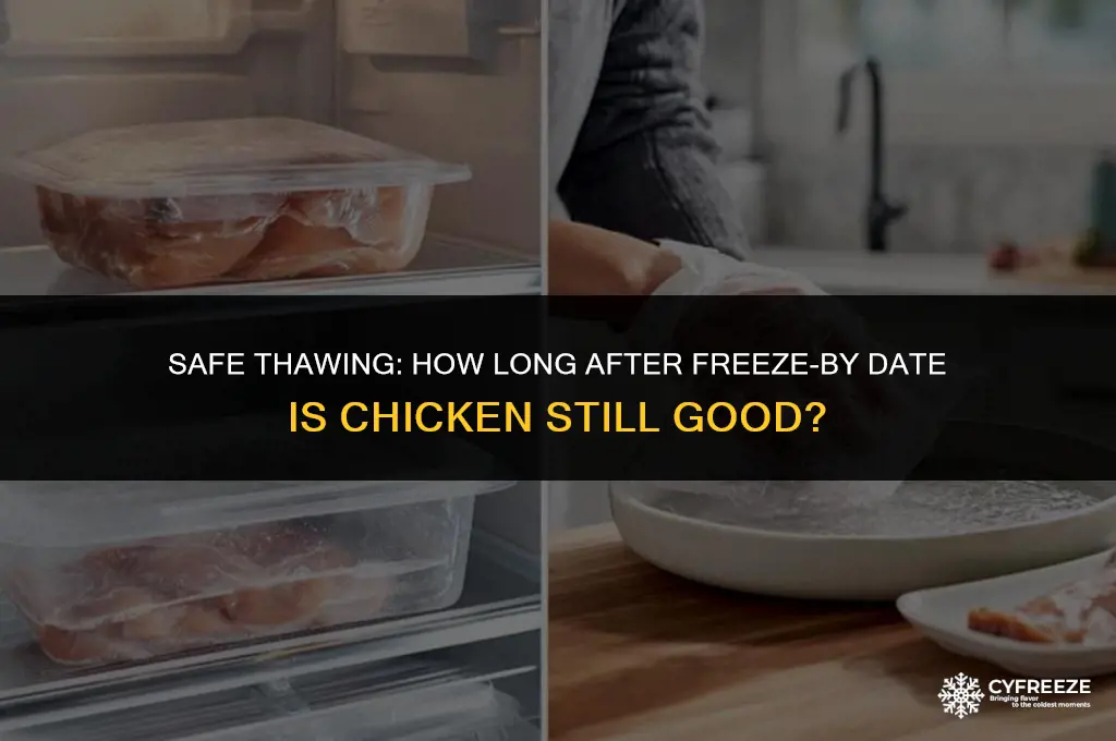 how long after freeze by date is chicken good