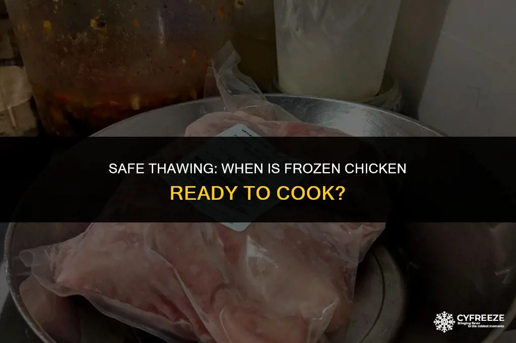 how long after freezing can you eat chicken