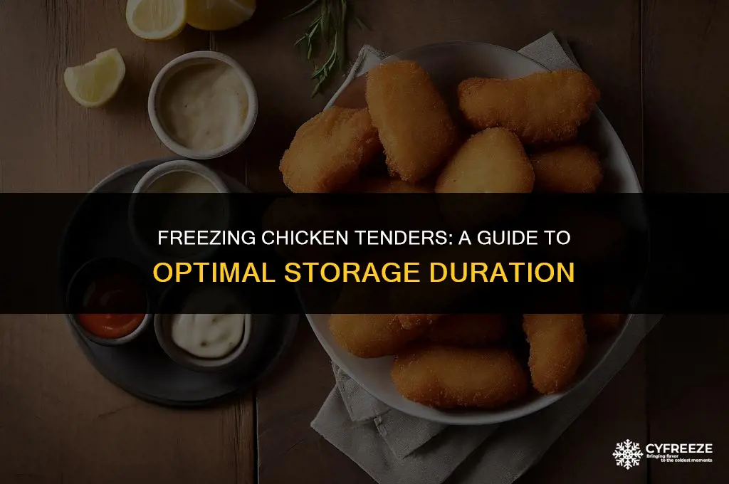 how long are chicken tenders good for in the freezer