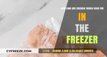 Freezing Chicken Thighs: A Guide to Optimal Storage Duration