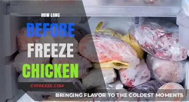 From Fresh to Frozen: The Optimal Time to Freeze Chicken