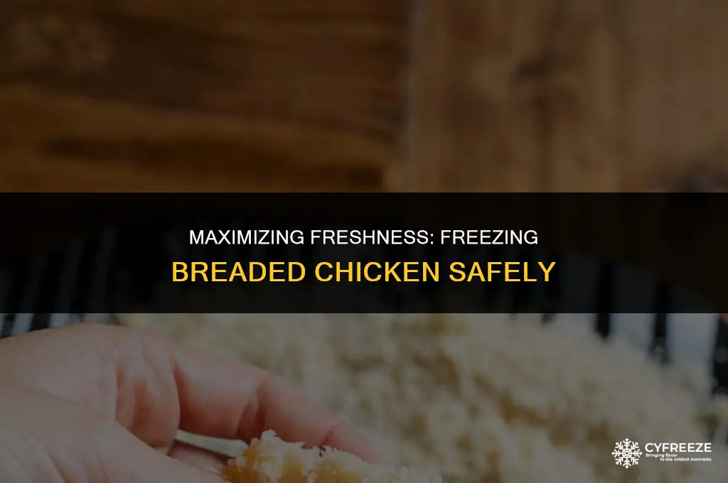 how long can breaded chicken stay in the freezer