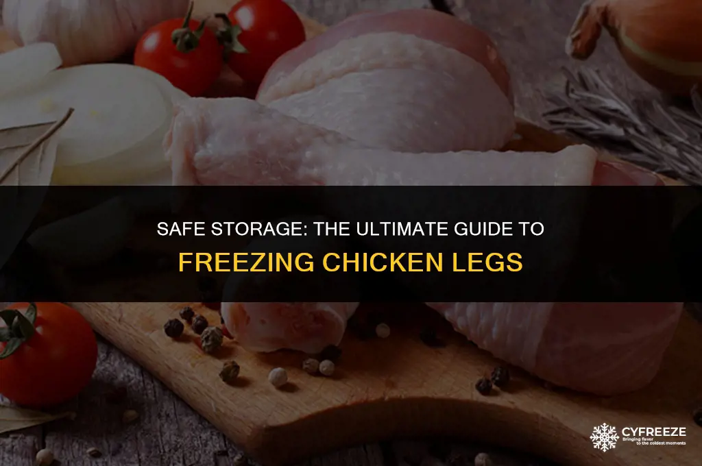 how long can chickeen legs be in the freezer