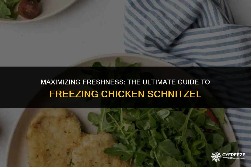 how long can chicken schnitzel stay in the freezer