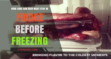 Fresh to Frozen: Optimal Refrigeration Time for Deer Meat