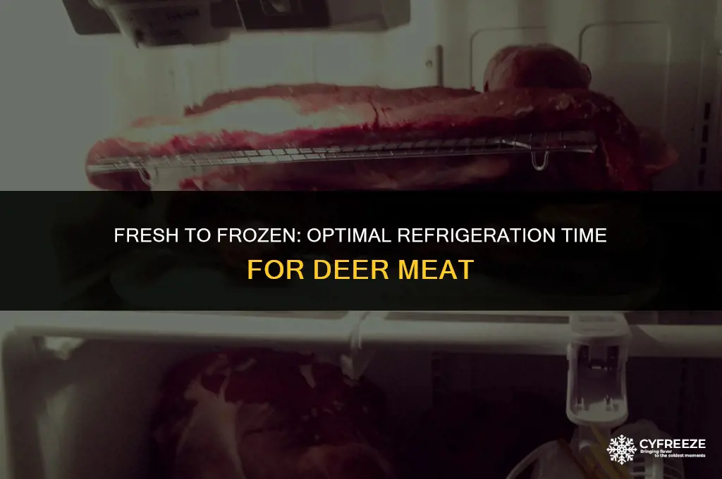 how long can deer meat stay in fridge before freezing