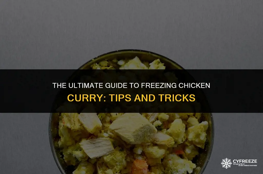 how long can freeze chicken curry