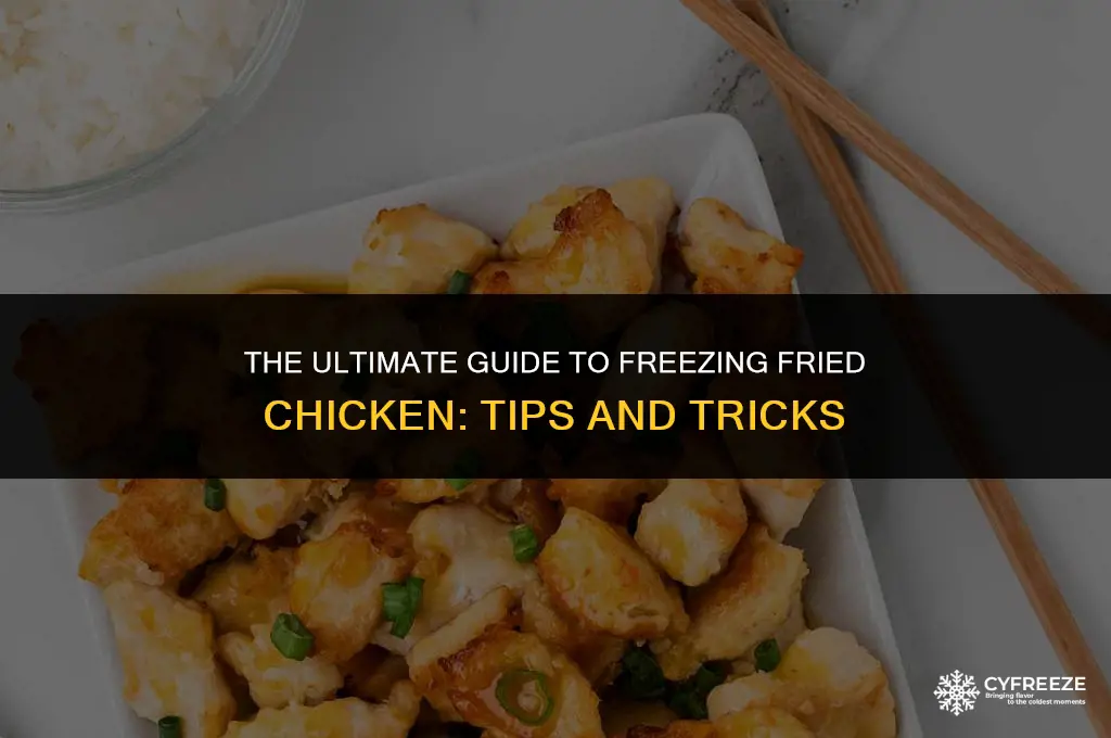 how long can fried chicken stay in the freezer