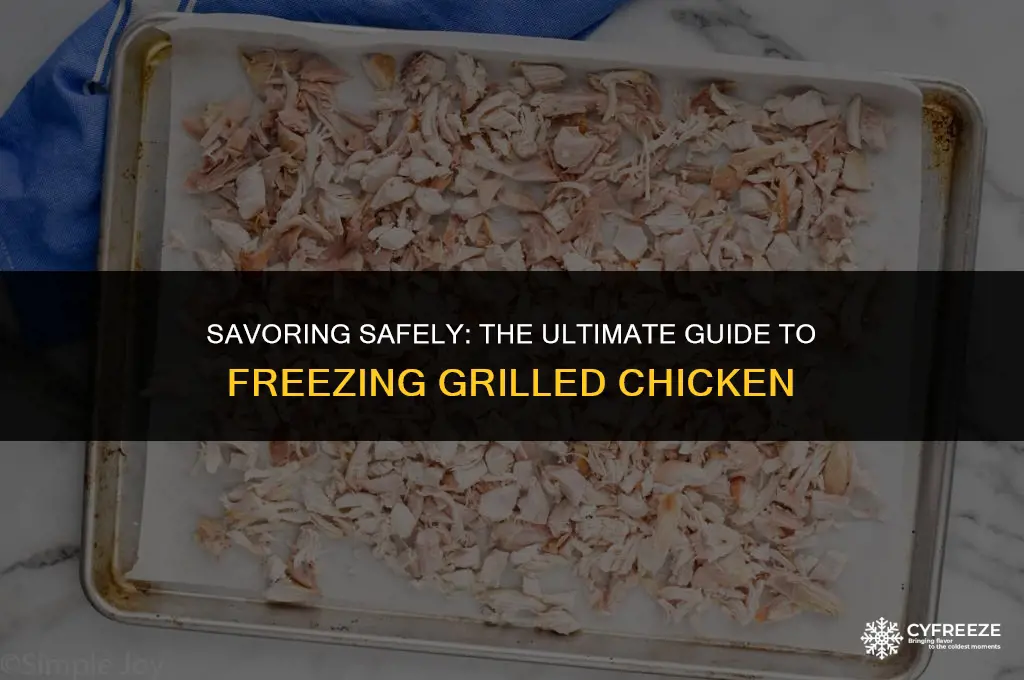 how long can grilled chicken stay in the freezer
