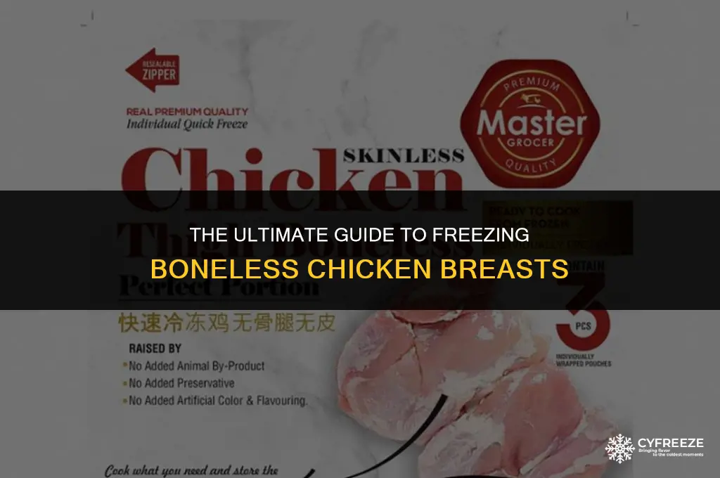 how long can i freeze boneless chicken breasts