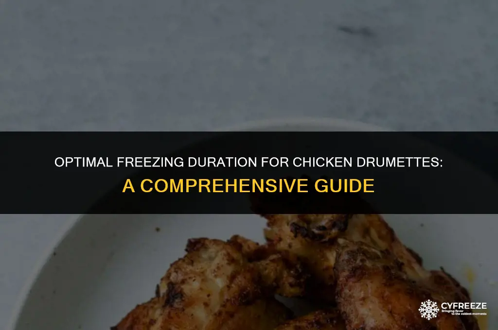 how long can i freeze chicken drummettes