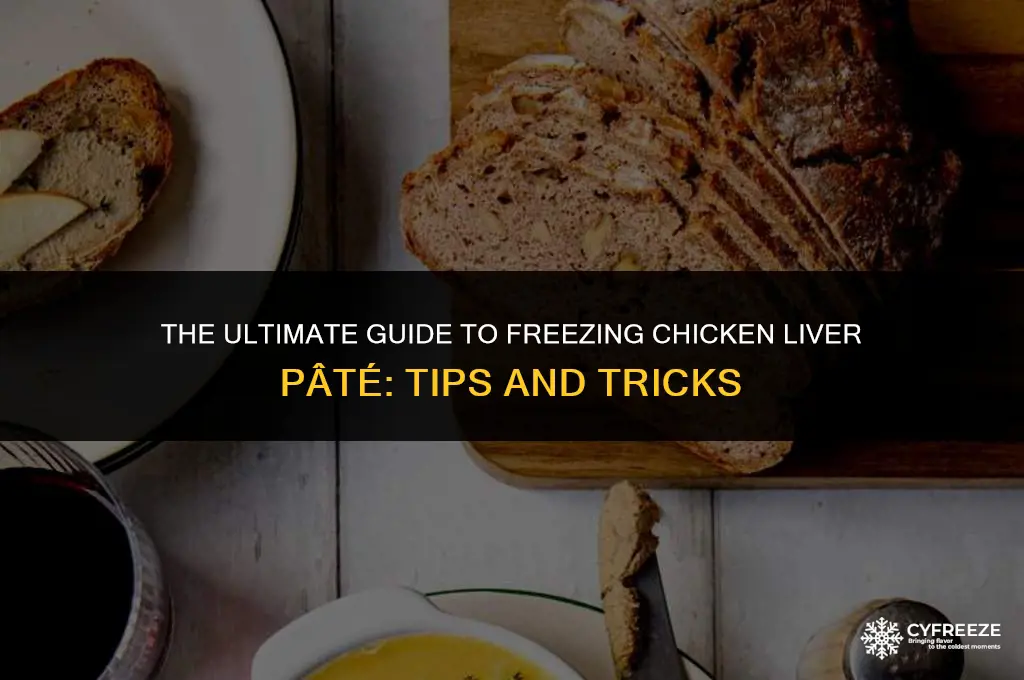 how long can i freeze chicken liver pate