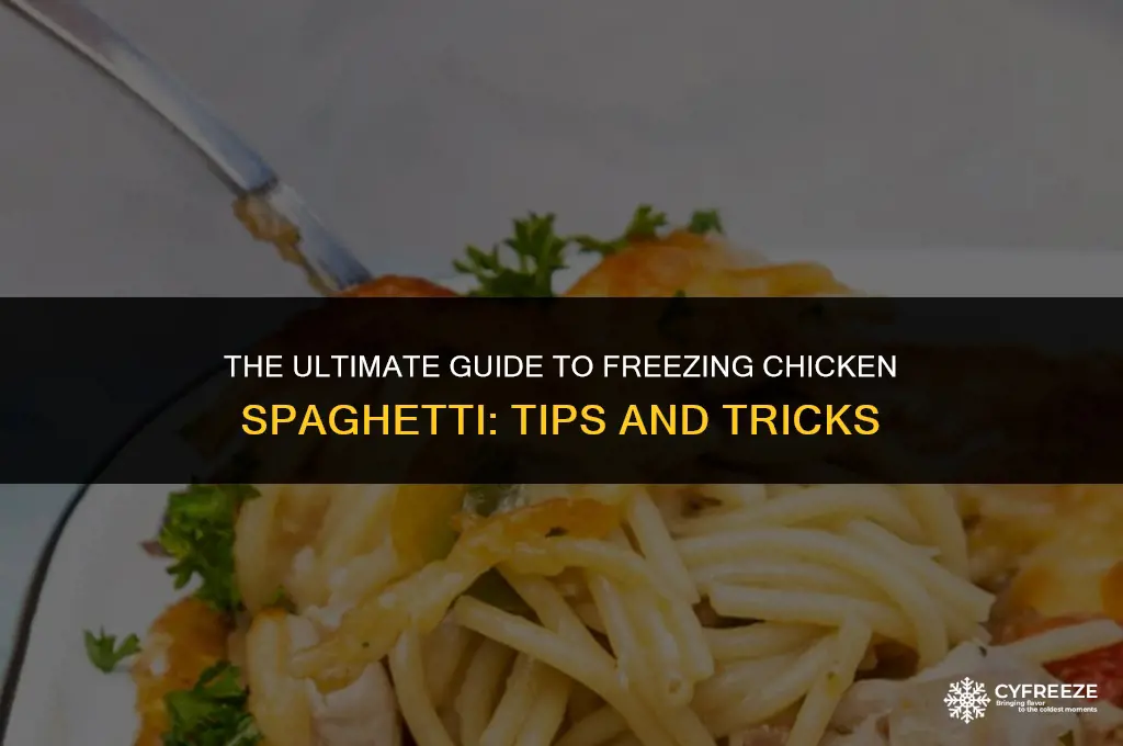 how long can i freeze chicken spaghetti