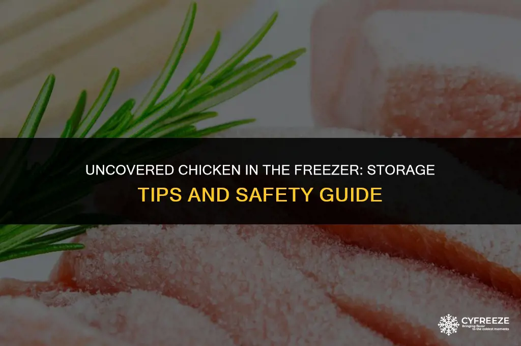 how long can i store chicken in the freezer uncovered