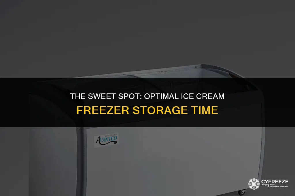 how long can ice cream be in the freezer