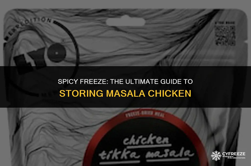 how long can masala chicken freeze
