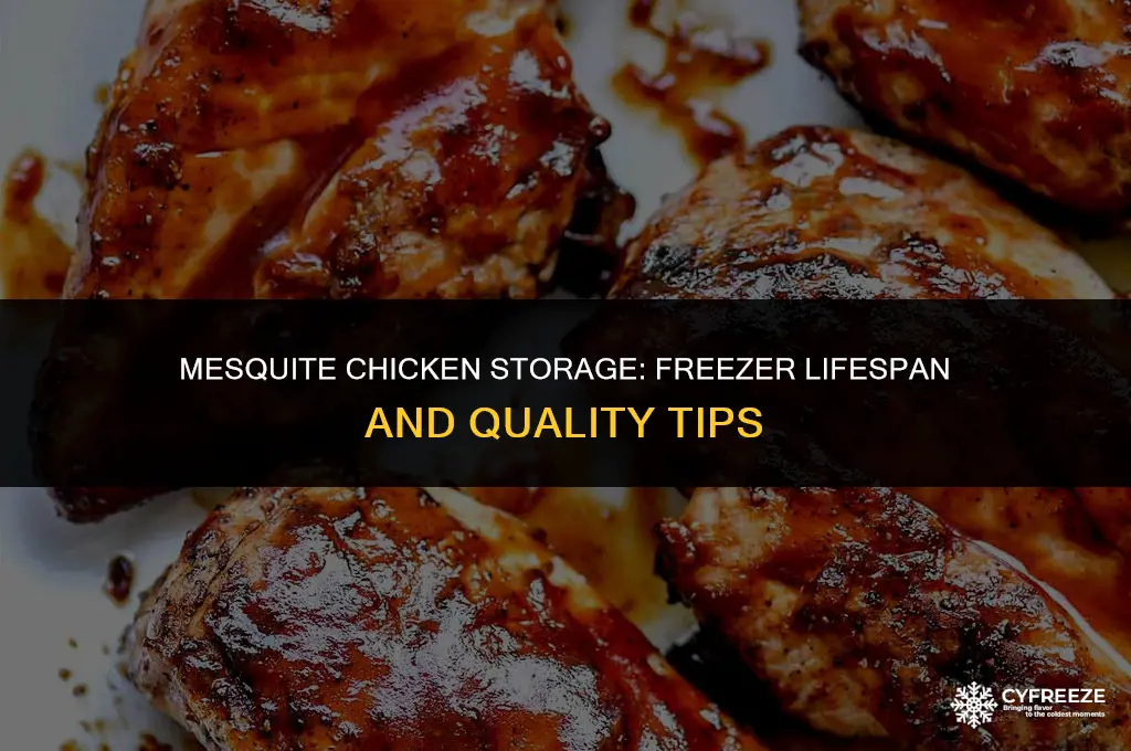 how long can mesquite chicken stay in freezer