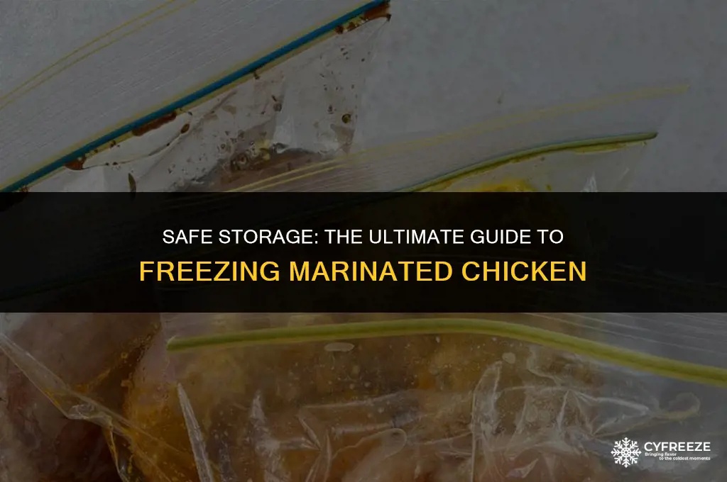 how long can raw marinated chicken stay in the freezer