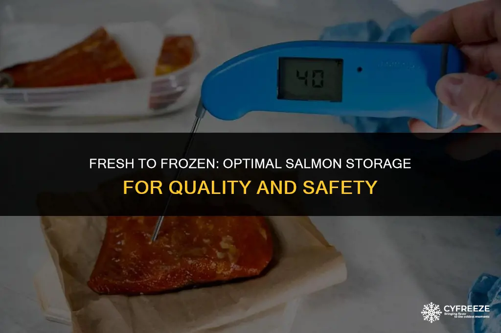 how long can salmon stay in fridge before freezing