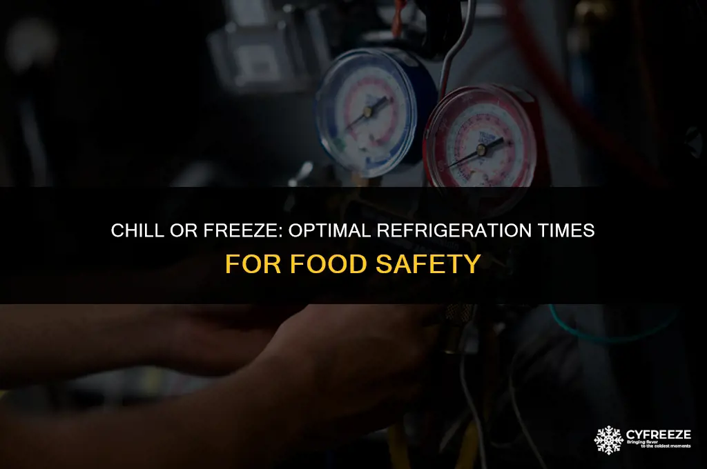 how long can something be in the fridge before freezing