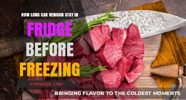 Fresh Venison Storage: How Long Before Freezing?