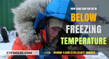Surviving the Cold: How Long Can You Endure Below Freezing Temperatures?