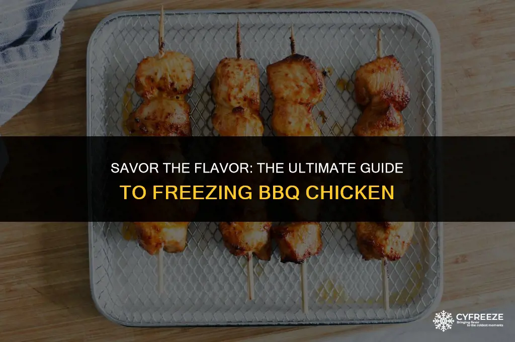 how long can you freeze bbq chicken