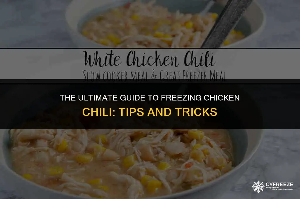 how long can you freeze chicken chili
