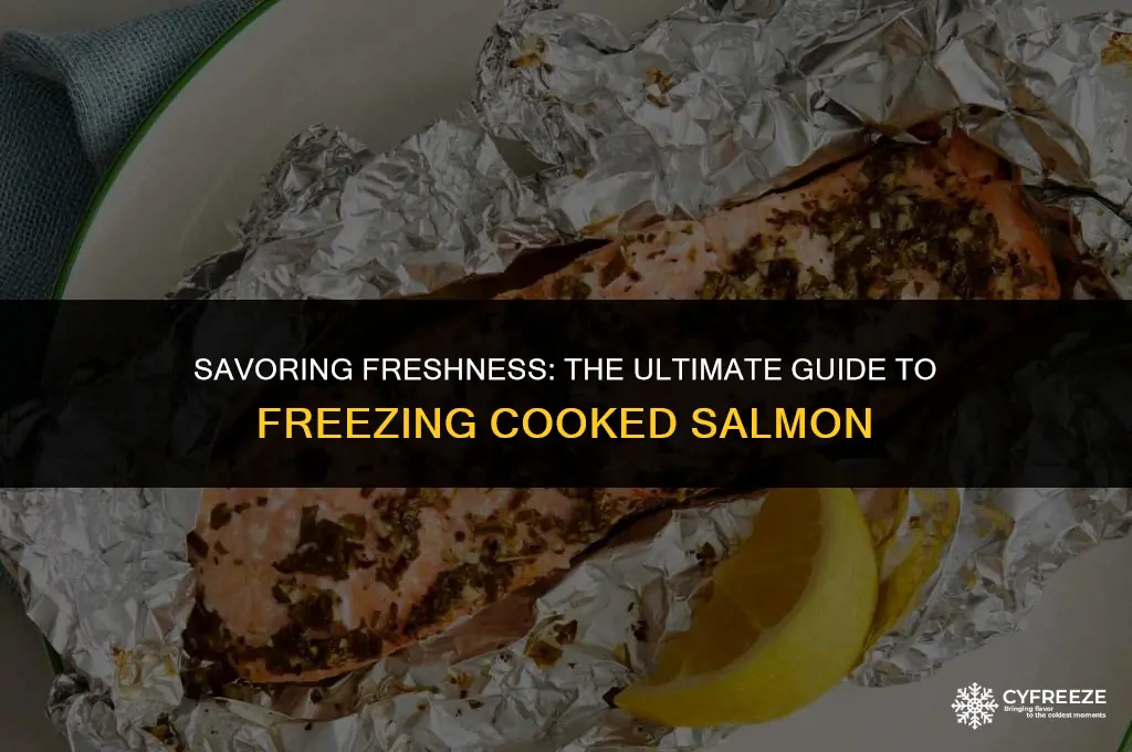 how long can you freeze cooked salmon